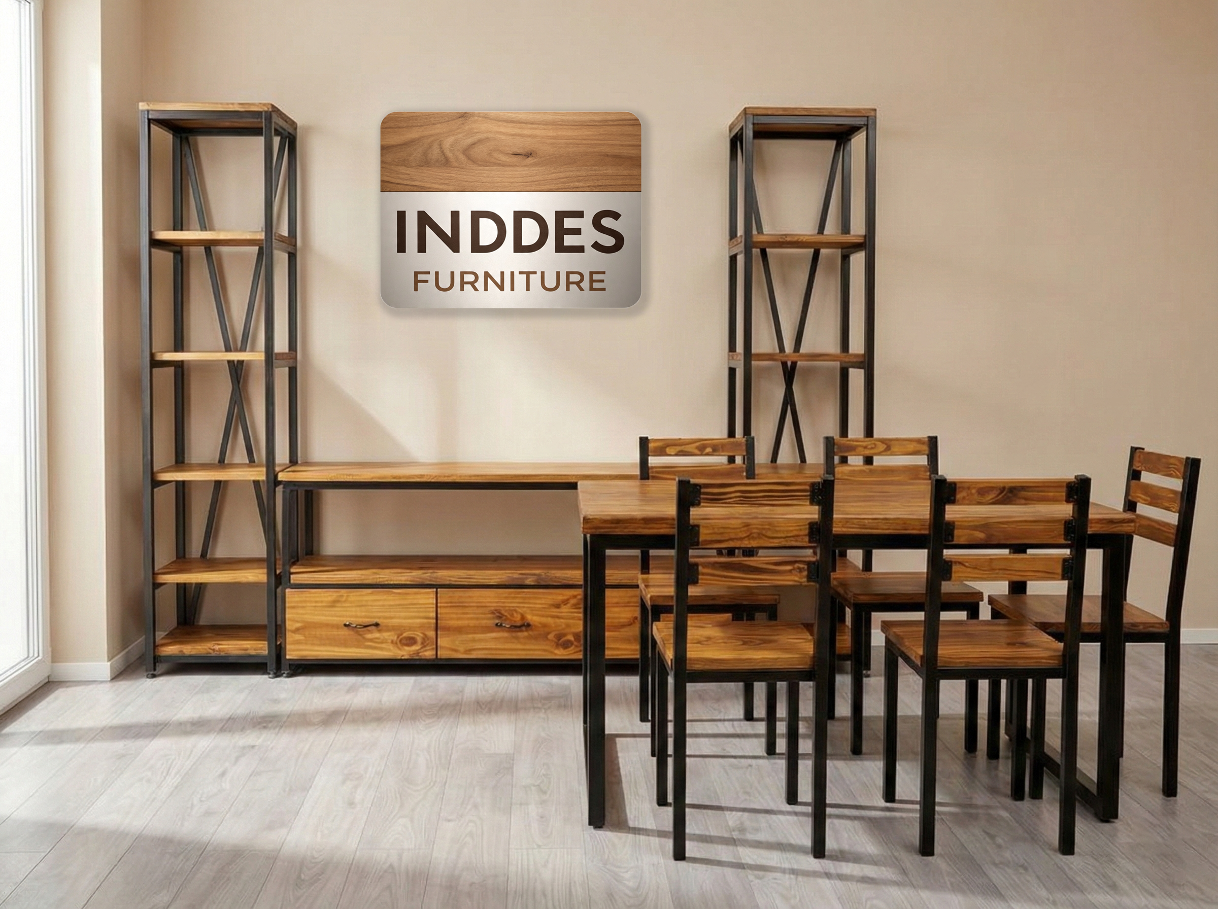 Presentación de nuestros muebles de estilo industrial